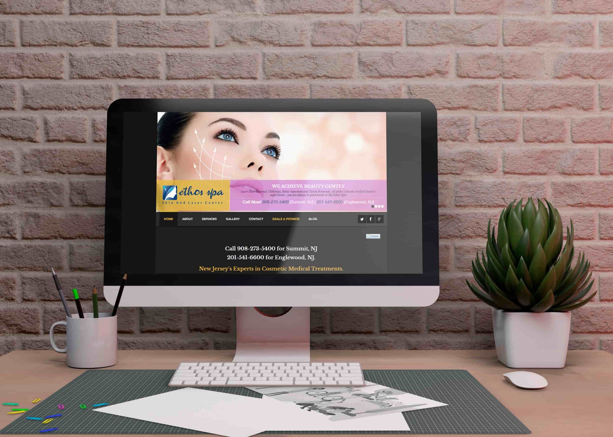 SEO & PPC Medical & HealthCare: Ethos Spa Skin and Laser Center Deals Promos