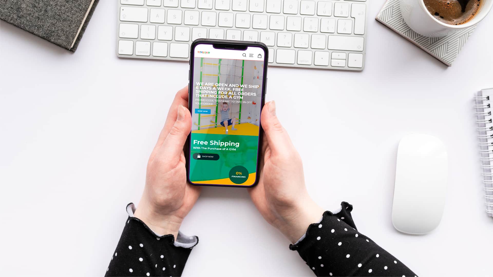 SEO & PPC Retail: Fitness Kid Corp, in Mobile