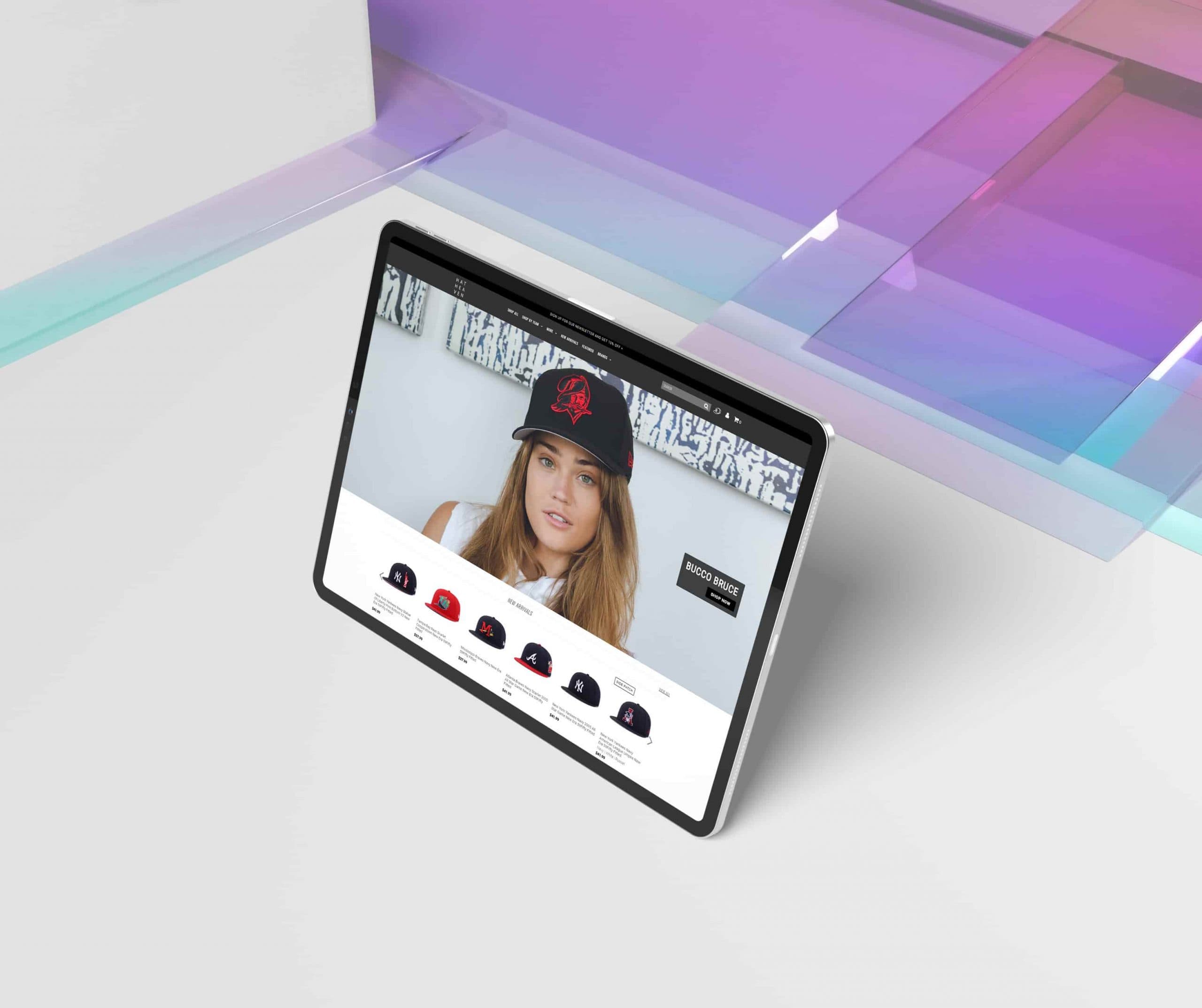 SEO & PPC Retail: Hat Heaven Bucco Bruce, in Ipad