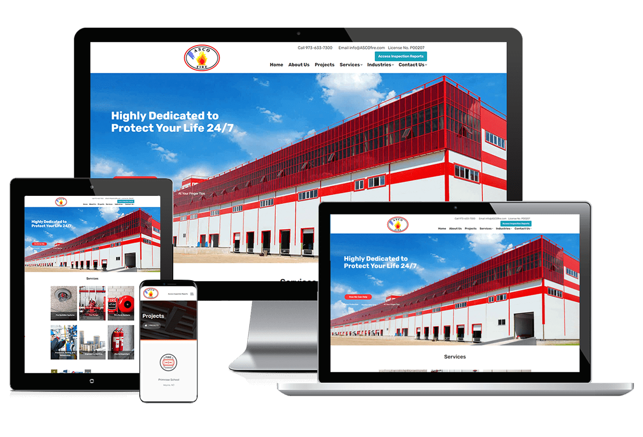 SEO & PPC Small Business: Asco Fire Responsive