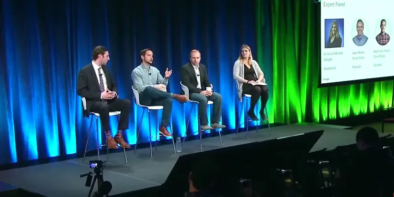 SmartSites on a Google panel in New York