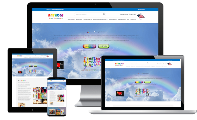 Custom Magento Website Design & Development for an Online Artist Platform