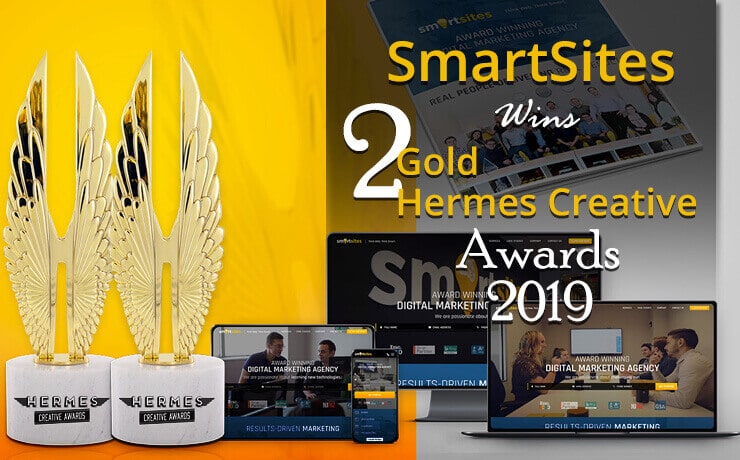 smartsites wins 2 gold hermes creative awards 2019