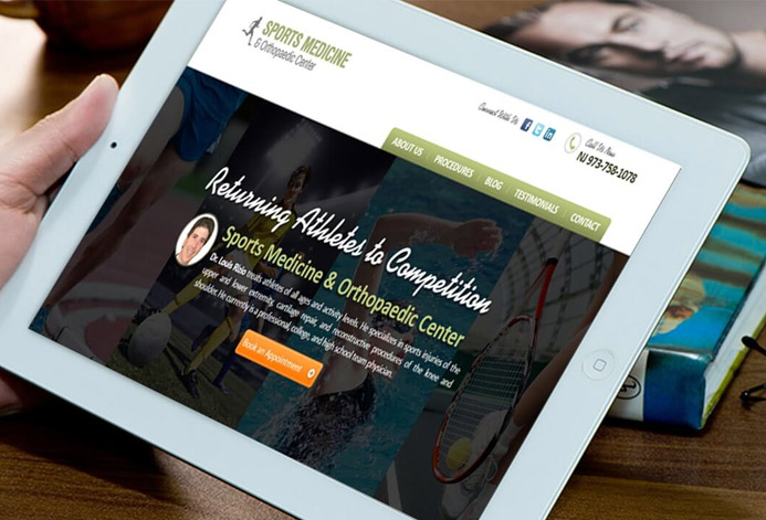 Sports Medicine & Orthopaedic WordPress Website