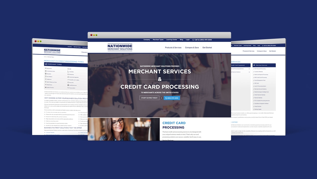 Nationwide Merchant Solutions website
