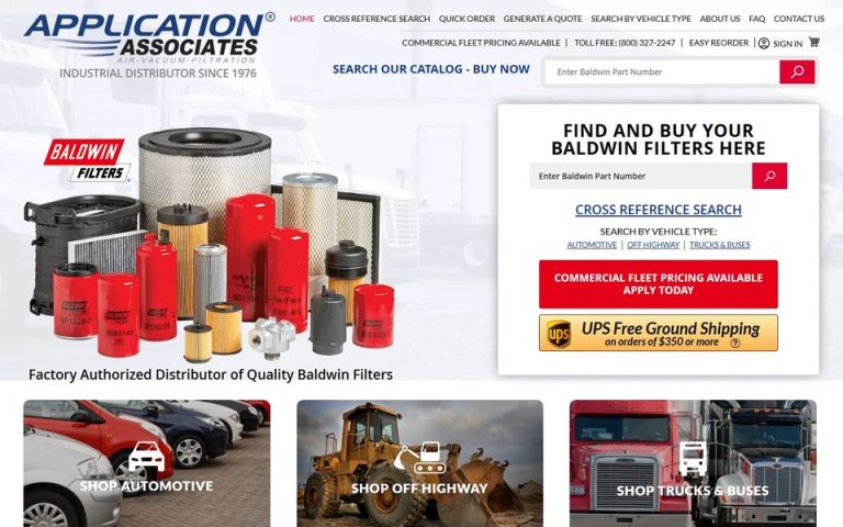 Application Associates: Baldwin Filters R Us