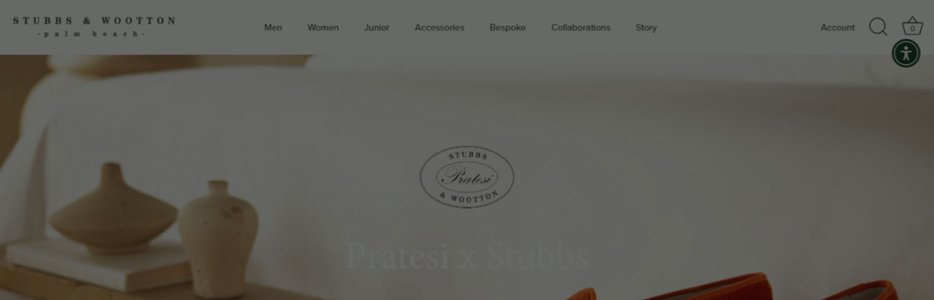 Stubbs and Wootton, Fashion Industry Email Marketing Banner
