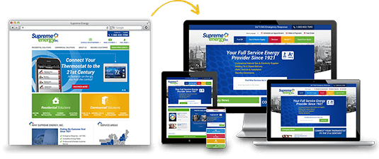 Supreme Energy Web Design sm Example