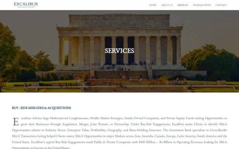 Excalibur LLC: Services