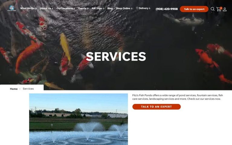 Fitz's Fish Ponds: Pond & Water Cleaning Services in NJ