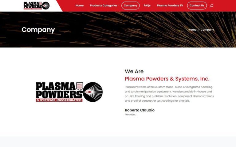 Plasma Powders: Company