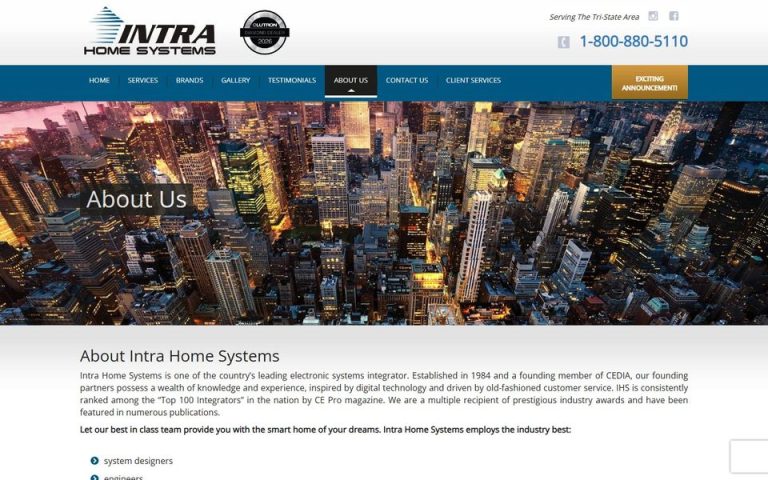 Intra Home Systems: About Intra Home Systems