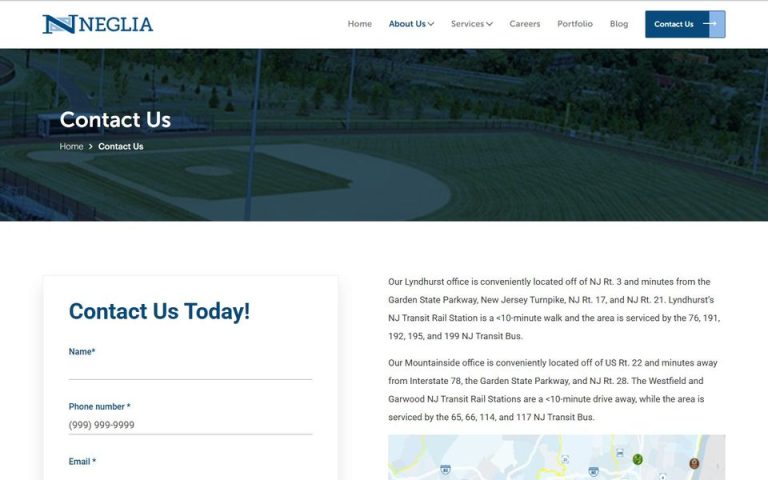 Neglia Engineering Associates: Contact Us