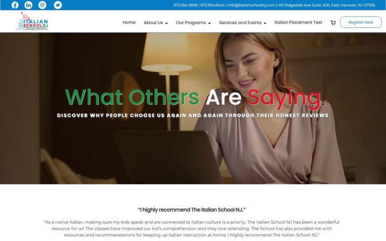 Italian Grammar School: Testimonials
