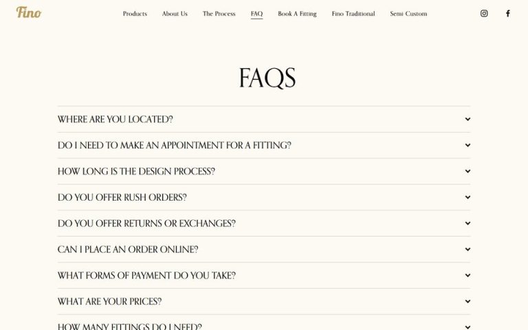 Fino Custom: FAQs