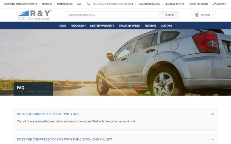 R & Y A/C Compressors: Frequently Asked Questions