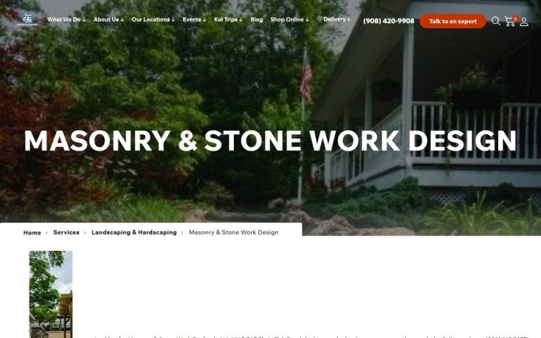 Fitz's Fish Ponds: Masonry & Stone Work in NJ, NY, PA