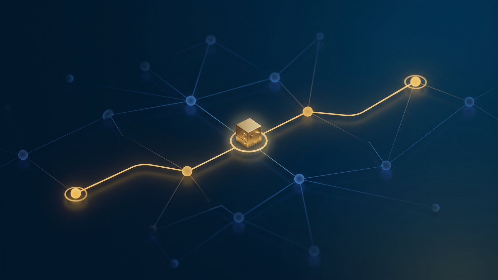 Network nodes with a gold route through a proxy hub