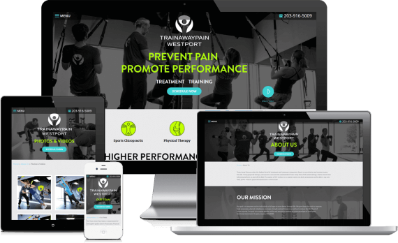 Train Away Pain Web Design Medical & Healthcare