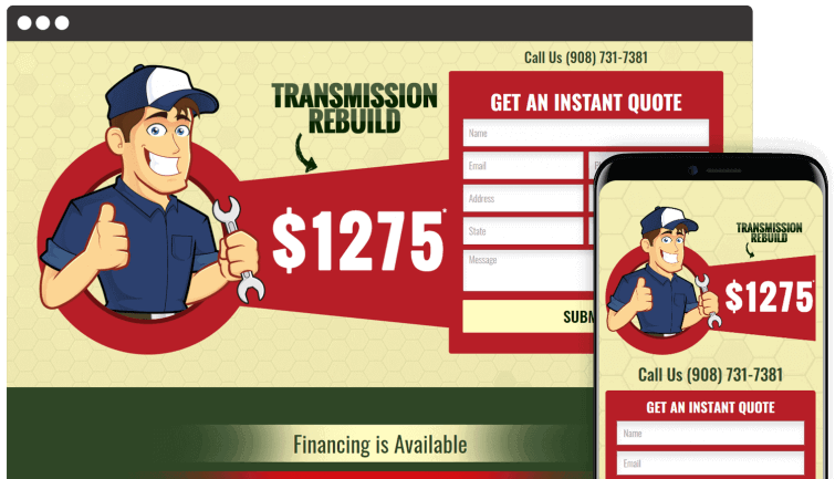 Transmission Rebuild: B2C Website Redesign