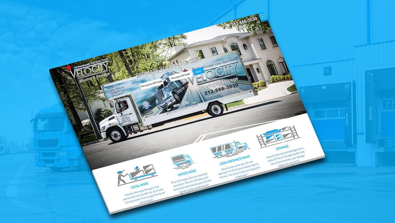 Velocity Moving homepage