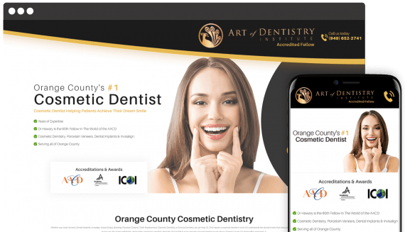 Art of Dentistry Web Design Medical & Healthcare