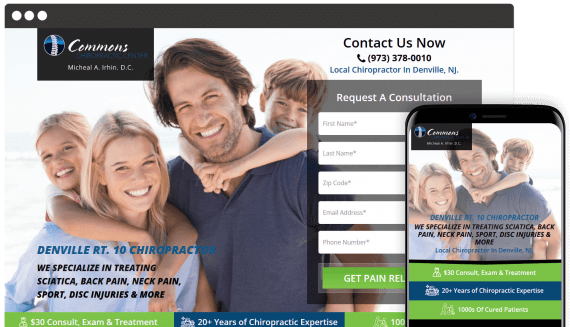 Commons Chiropractic Web Design Medical & Healthcare