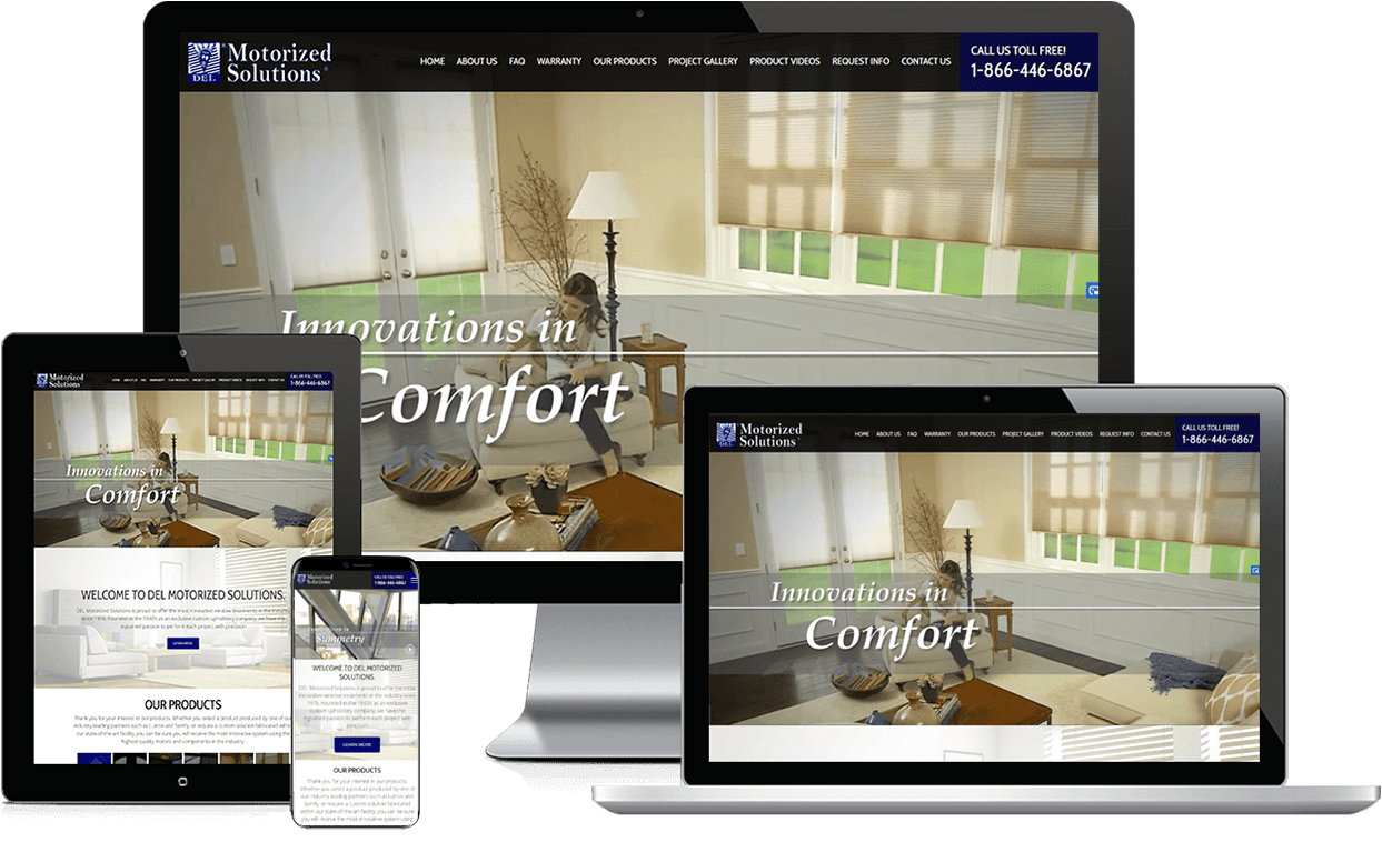 DEL Motorized Solutions Responsive