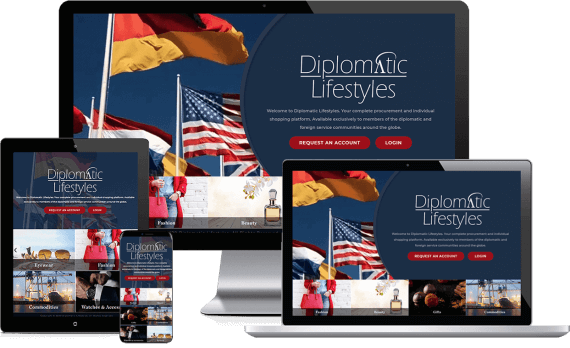 Diplomatic Lifestlyes Web Design Custom Website