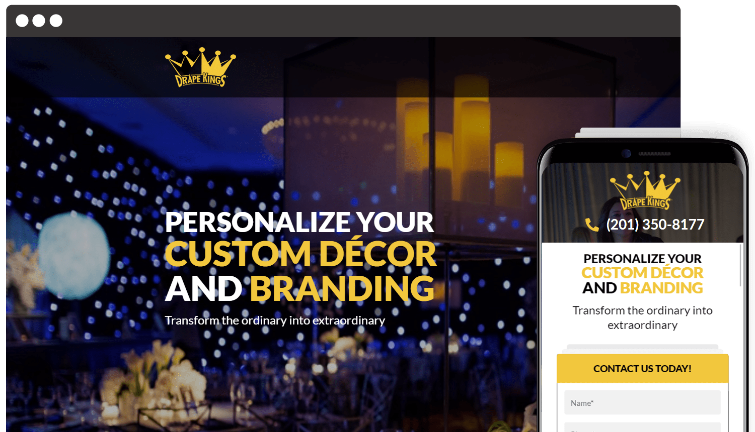 Drape Kings Responsive