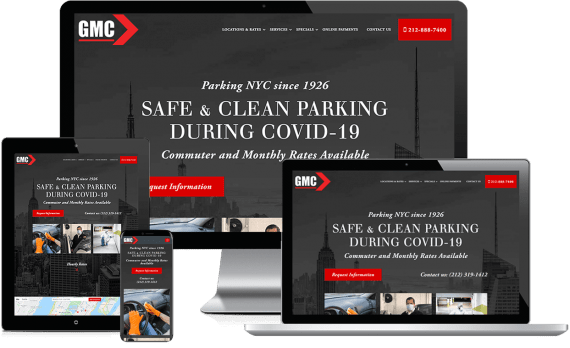 Garage Management Parking Web Design Small Business