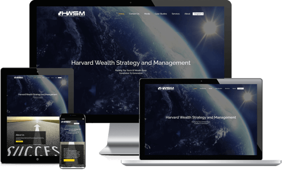 Harvard Wealth Strategy & Management Web Design Business to Business