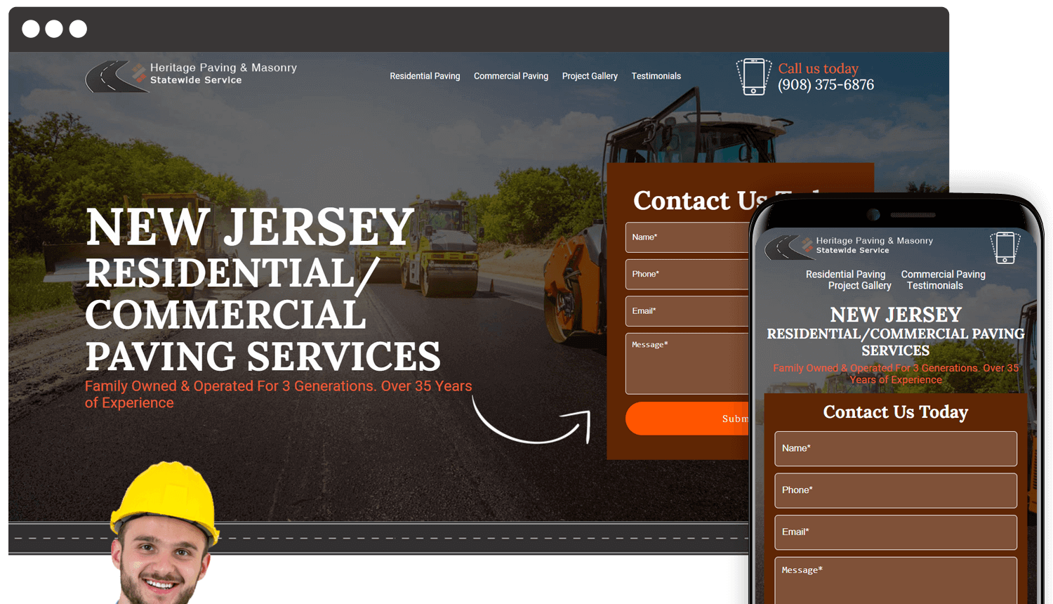 Heritage Paving & Masonry Responsive