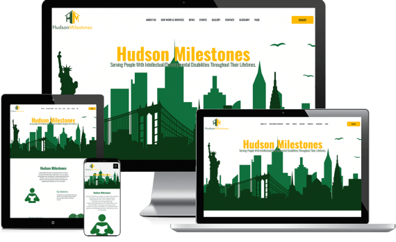 Hudson Milestones Web Design Custom Website