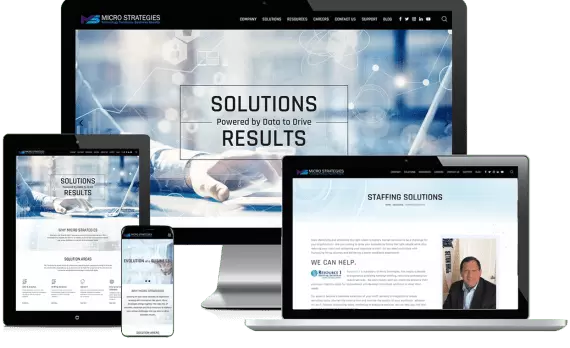 MicroStrategies Web Design Custom Website