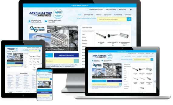 Quick Fit Ducting Web Design Industrial & Commercial