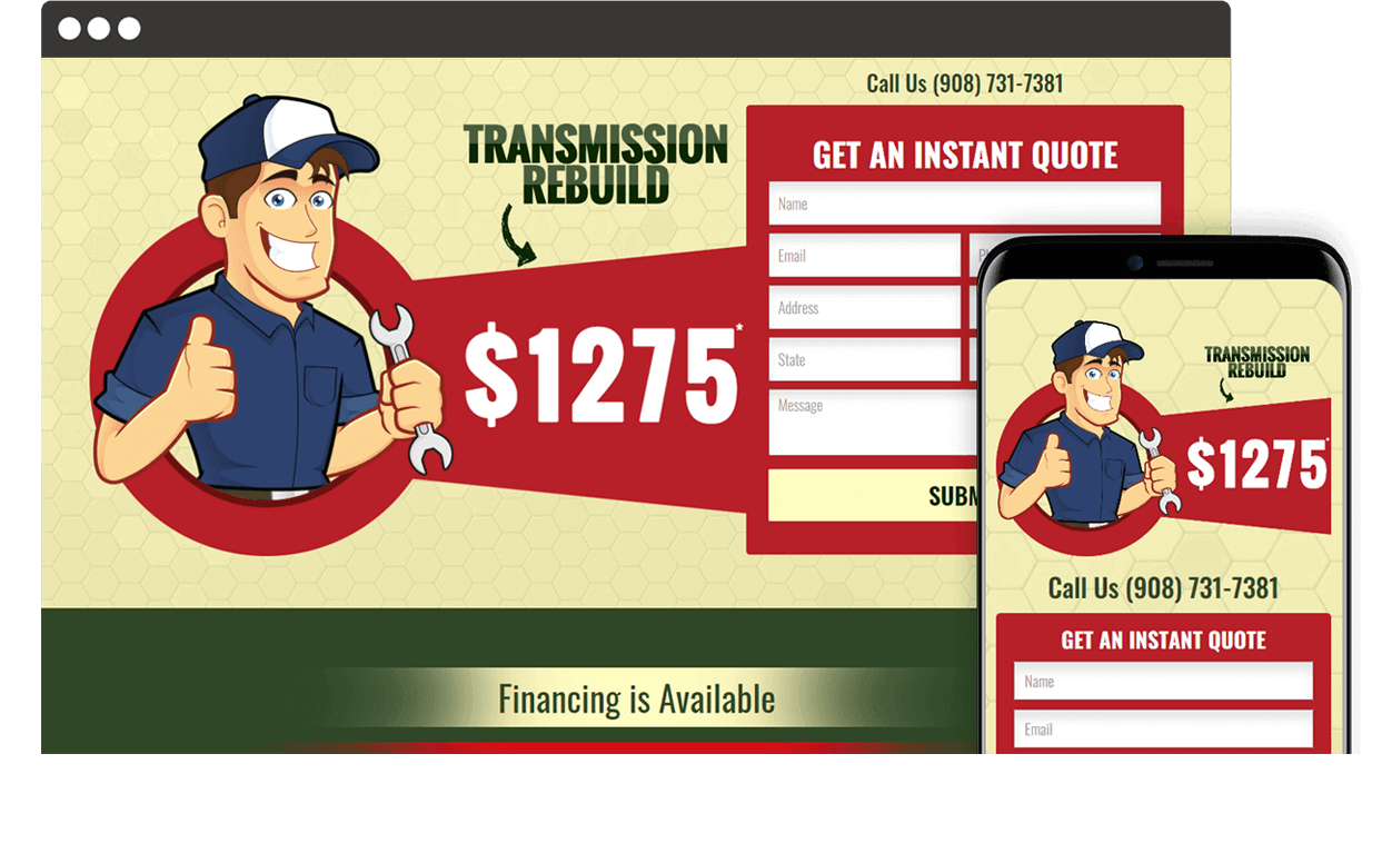 Custom Website for Trans1275