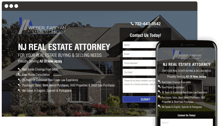 Weber Fabiyan & Associates LLC: Attorney & Law Website Redesign