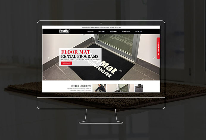 Floor Mat Management WordPress Website