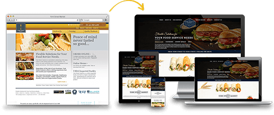 York Street Market Web Design sm Example