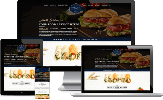 York Street Market Web Design Custom Website