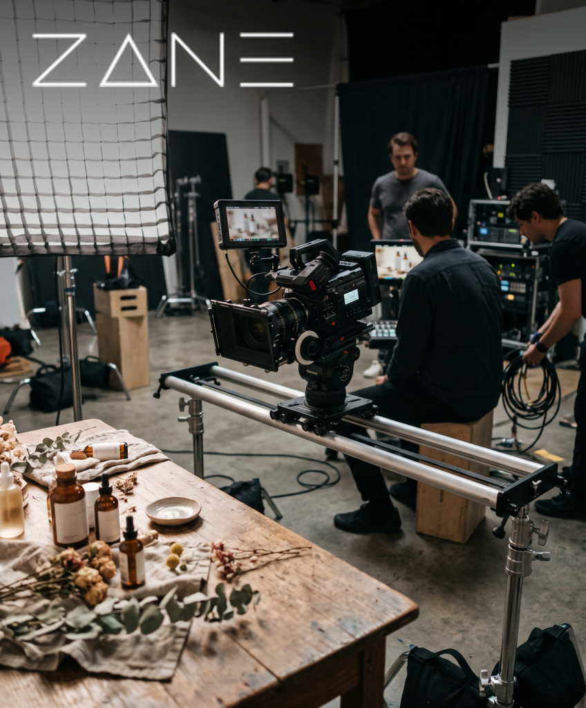 Zane Productions website design case study