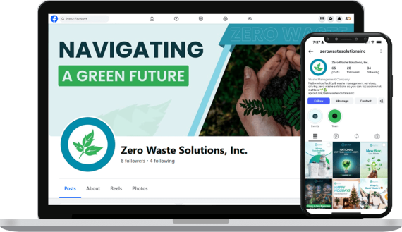 Zero Waste Solutions Social Media Small Business
