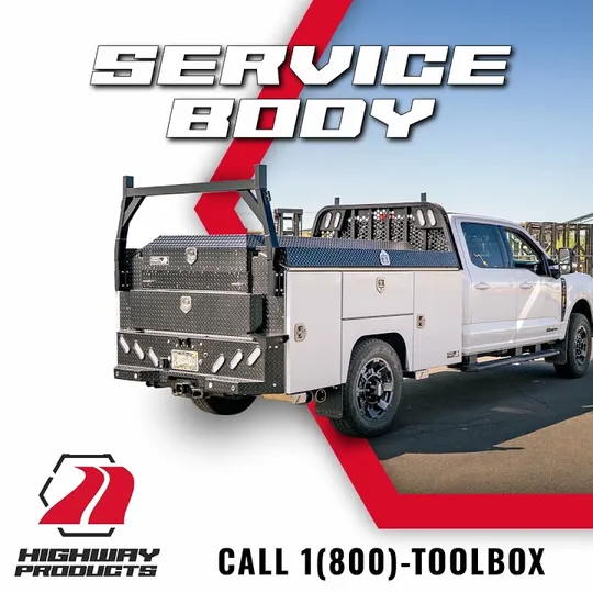 Highway Products remarketing video ad for service body trucks