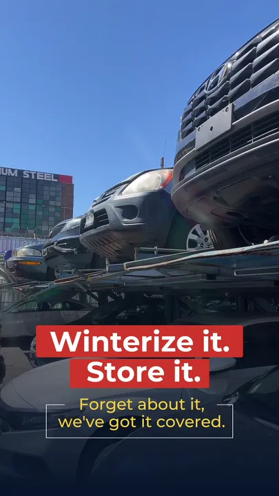 NYC Mini Storage YouTube Short: car storage, winterize it and store it